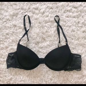 Calvin Klein Black Push-Up Bra 36a
